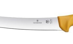 Професионален касапски нож Swibo® извито, твърдо острие 220 mm