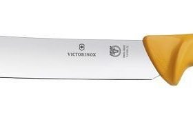 Професионален касапски и месарски нож Swibo® извито, твърдо острие 220 mm