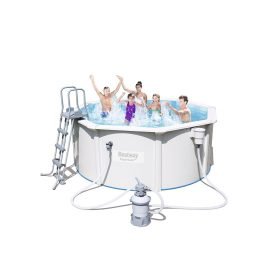 Сглобяем басейн Bestway Hydrium 300х120см. с метални стени