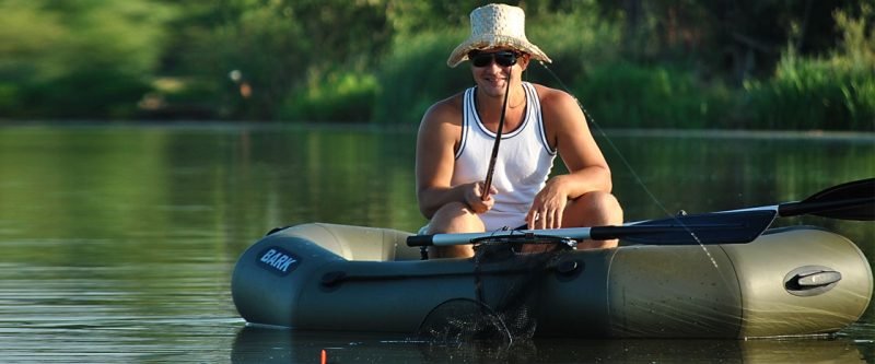 Надуваема лодка за сом на кльонк