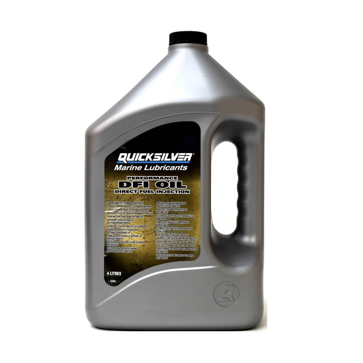 Моторно масло за 2-тактов извънбордов двигател QUICKSILVER Performance Synthetic Blend Optimax - 4 л.