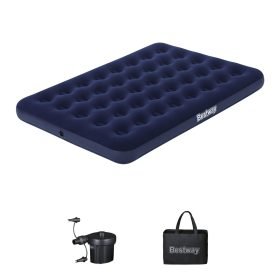 Надуваем дюшек Bestway + ел. помпа - 191х137х22см