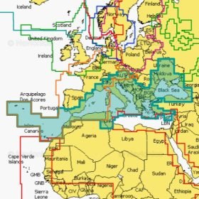 Навигационна морска карта Navionics+