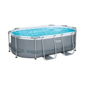 Сглобяем басейн Bestway Power Steel Oval 305x200x84см