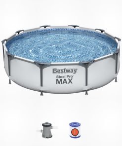 Сглобяем басейн Bestway Steel Pro 305x76см с помпа