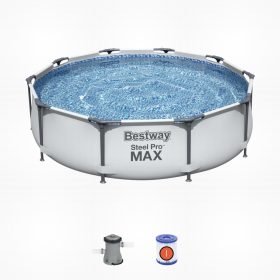 Сглобяем басейн Bestway Steel Pro 305x76см с помпа