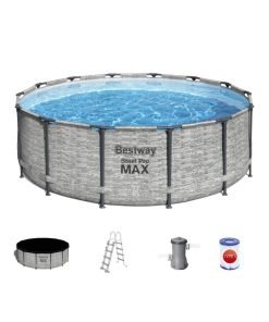 Сглобяем басейн Bestway Steel Pro Max 488х122см