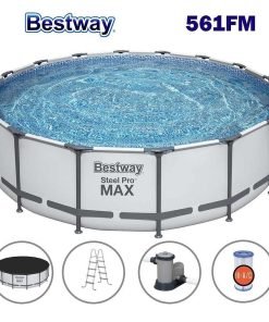 Сглобяем басейн Bestway Steel Pro MAX 610х132см
