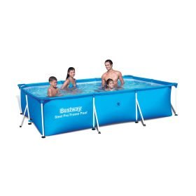 Сглобяем басейн правоъгълен Bestway Splash Frame 300х201х66см