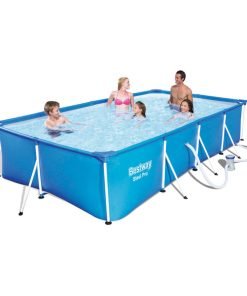 Сглобяем басейн правоъгълен Bestway Steel Pro 400x211x81см