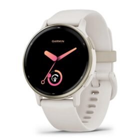 vívoactive® 5 - vívoactive® 5 - Cream Gold безел с Ivory корпус и силиконова каишка - Portmoneta.bg