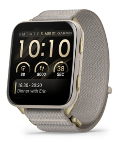 Venu® X1 - Venu® X1 -  Soft Gold с Titanium Caseback и French Grey найлонова каишка - Portmoneta.bg